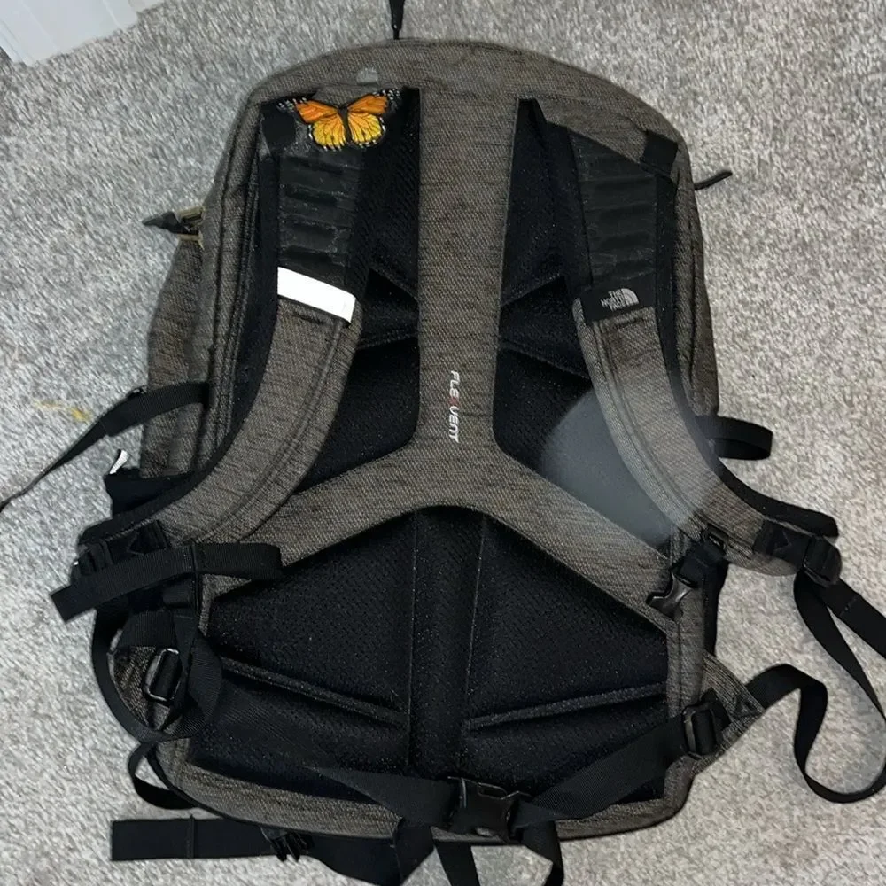 used authentic Brown North Face Borealis day school travel work hiking backpack